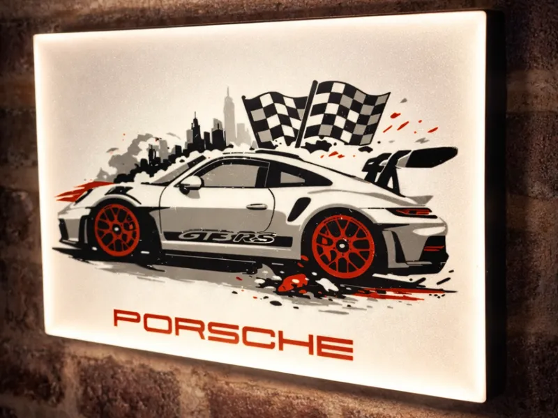 Boite a lumière Porsche GT3 Rs