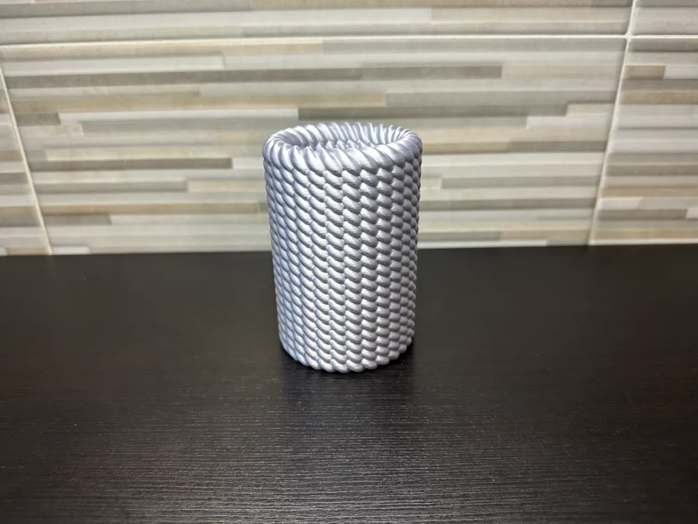 Knitted pen holder by JAKE3D MakerWorld: Download Free 3D Models