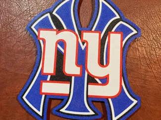 New York Yankees and Giants Light box