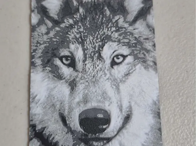 Wolf Bookmark