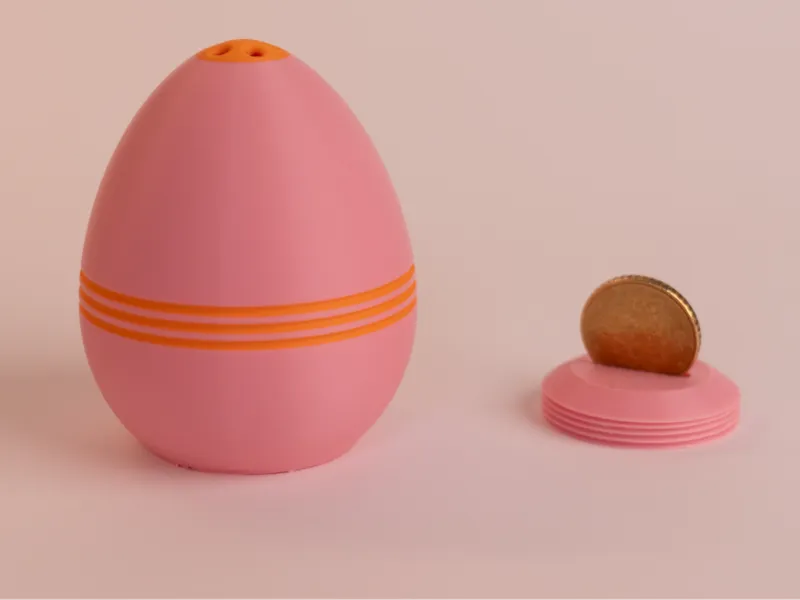 Salt & Pepper Egg-Shaped Dispenser Set 