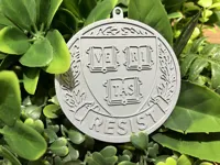Porte-clés blason universitaire engagé — photo 3