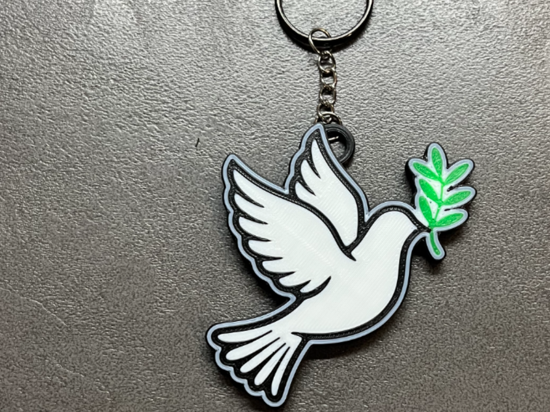 Easter with a symbol of peace and hope