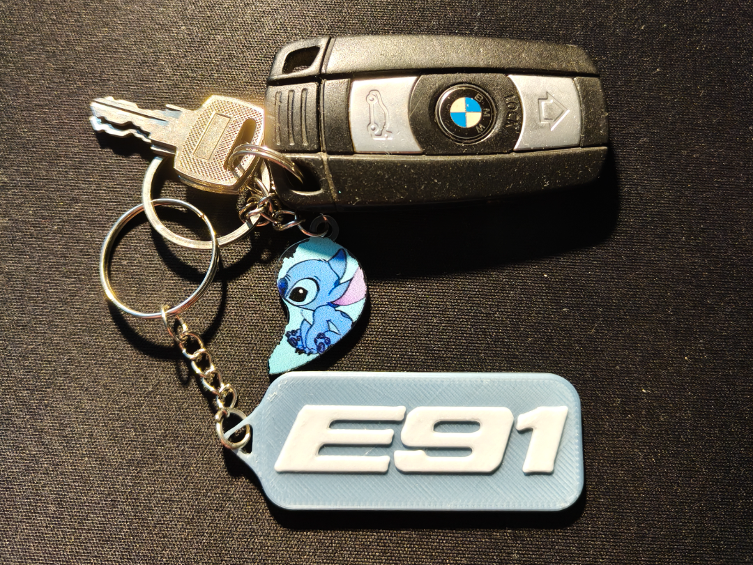 BMW 3 Series E91 Touring Custom Keychain