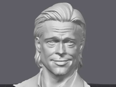 Brad Pitt bust