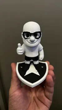 Mascotte pouce levé, emblème Botafogo FC — photo 3