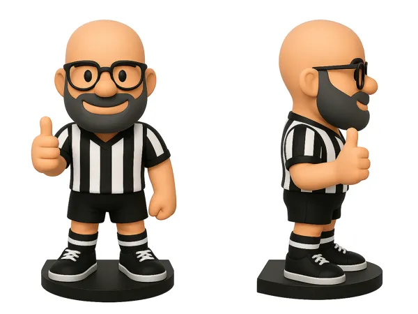 Mascotte pouce levé, emblème Botafogo FC