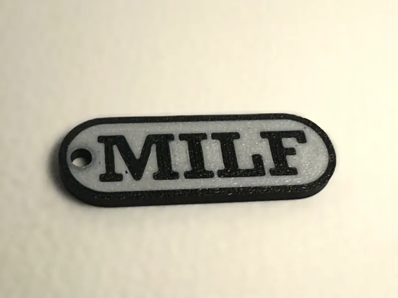 Mothers Day MILF Keychain Joke