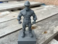 Trophée ouvrier musclé — photo 1