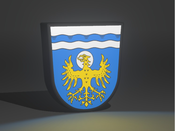 Großmehring (DE-85098) Wappen Lichtbox