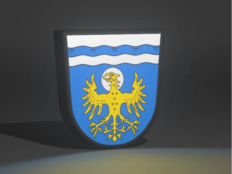 Großmehring (DE-85098) Wappen Lichtbox