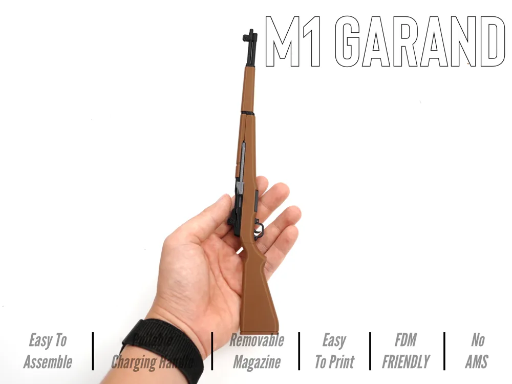 Thought Process Ab M1 Garand | WWII Miniature | Display Model - Free 3D Print Model ...