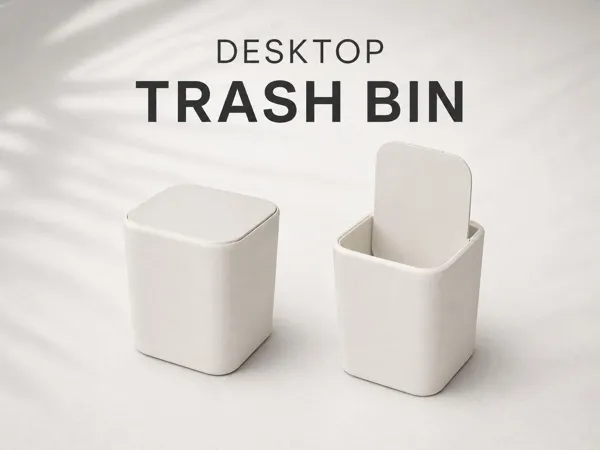 Petite corbeille de bureau