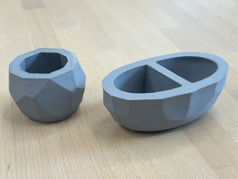 Succulent planter - pot - set - Free 3D Print Model - MakerWorld