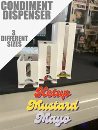 Distributeur de sachets de ketchup/moutarde — photo 2