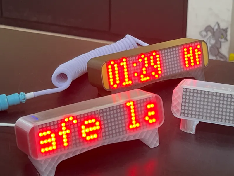 max7219 스크롤바(with esp32-c3)