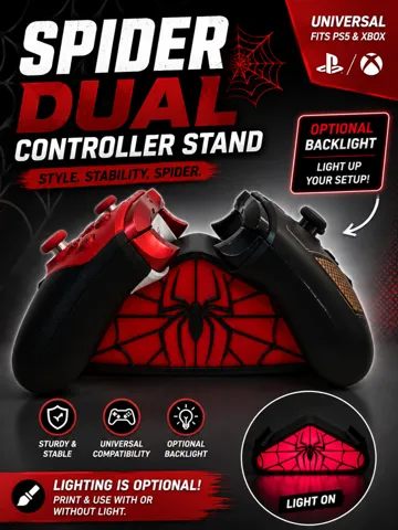 Soporte: Spiderman Dual Universal Controller Stand — vista de referencia 2