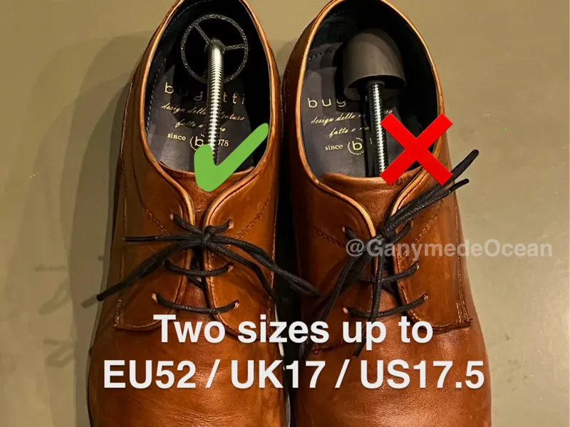 Shoe spanner extension for IKEA Sittpinne