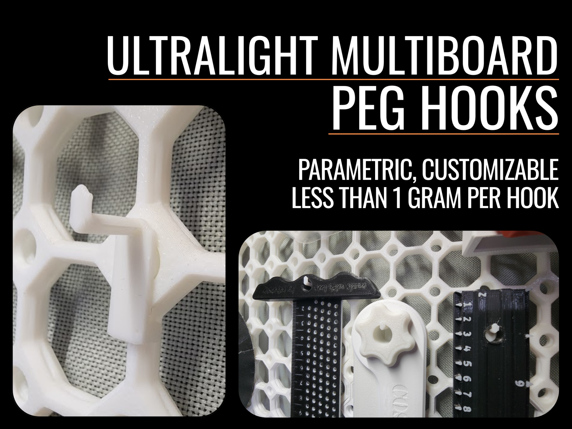 Ultralight Multiboard Minimal Hooks