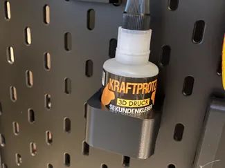 Skadis Halter Kraftprotz Sekundenkleber Rund