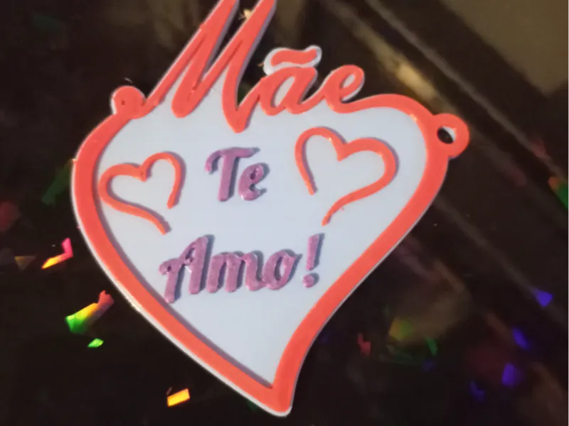 Porta chaves mãe te amo