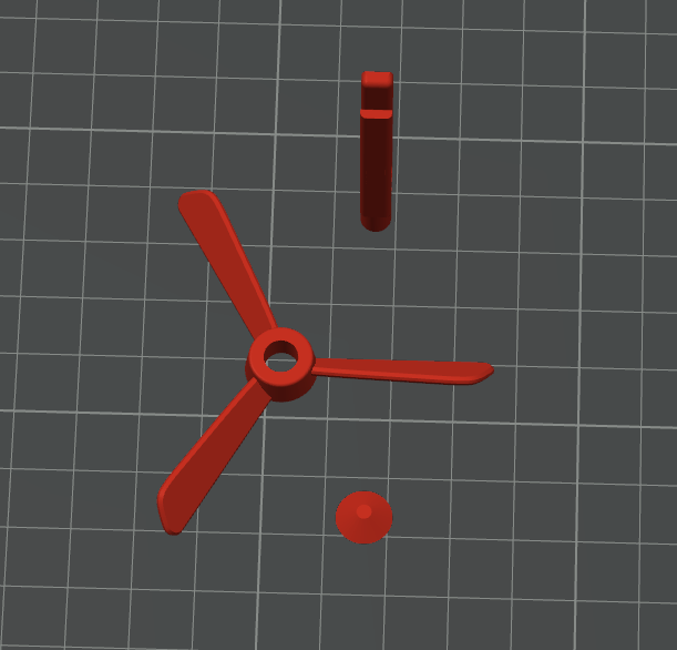 Miniatura 2 do modelo 3D Cap/hat propeller