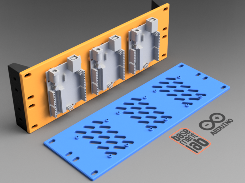 Arduino UNO 10" Rack Mount Bracket Panel 2U