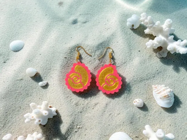 Seashell v2 earrings