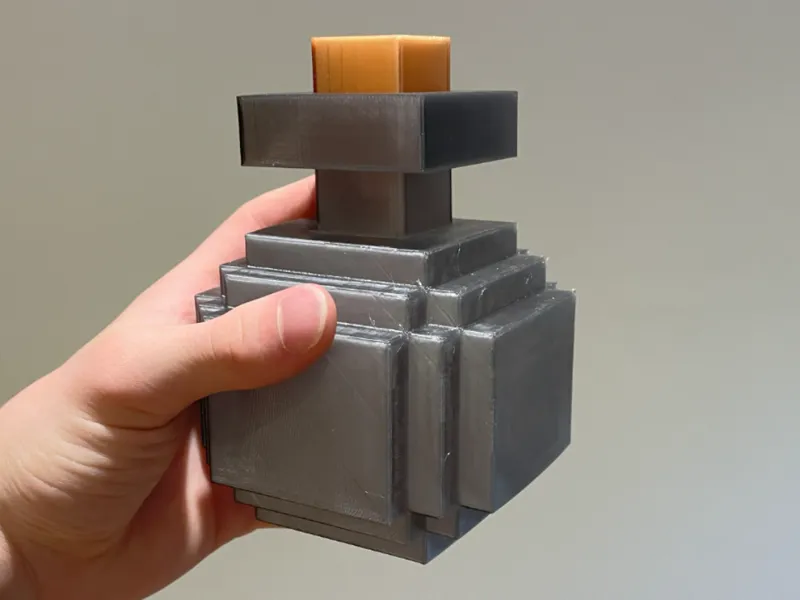 Minecraft movie potion bottle