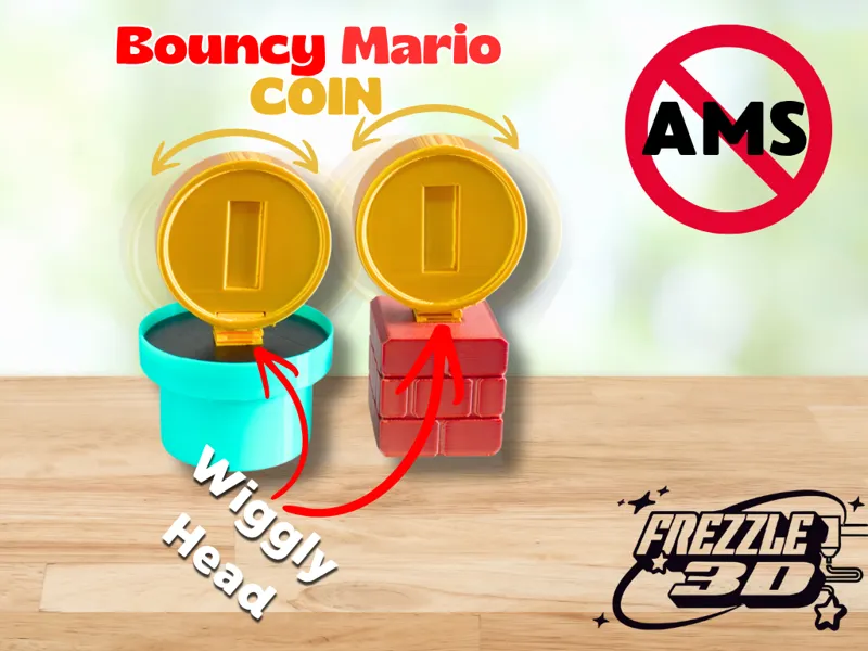 Super Mario Wobble Coin – NO AMS - Fidget Toy