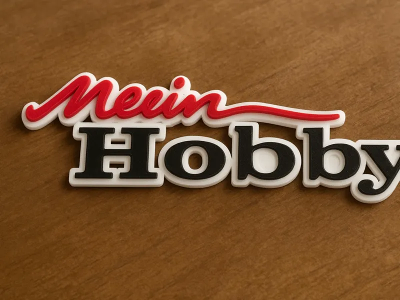 Hobby Wohnwagen Schlüsselanhänger Logo Emblem