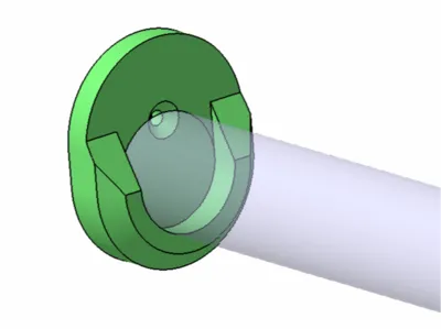 30mm Wardrobe Rail Bracket – Strong & Easy Print