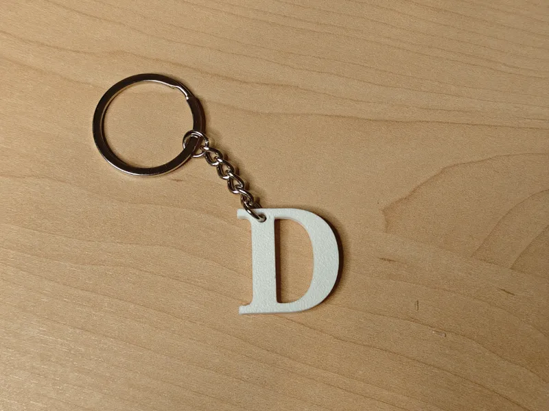 D letter Keychain