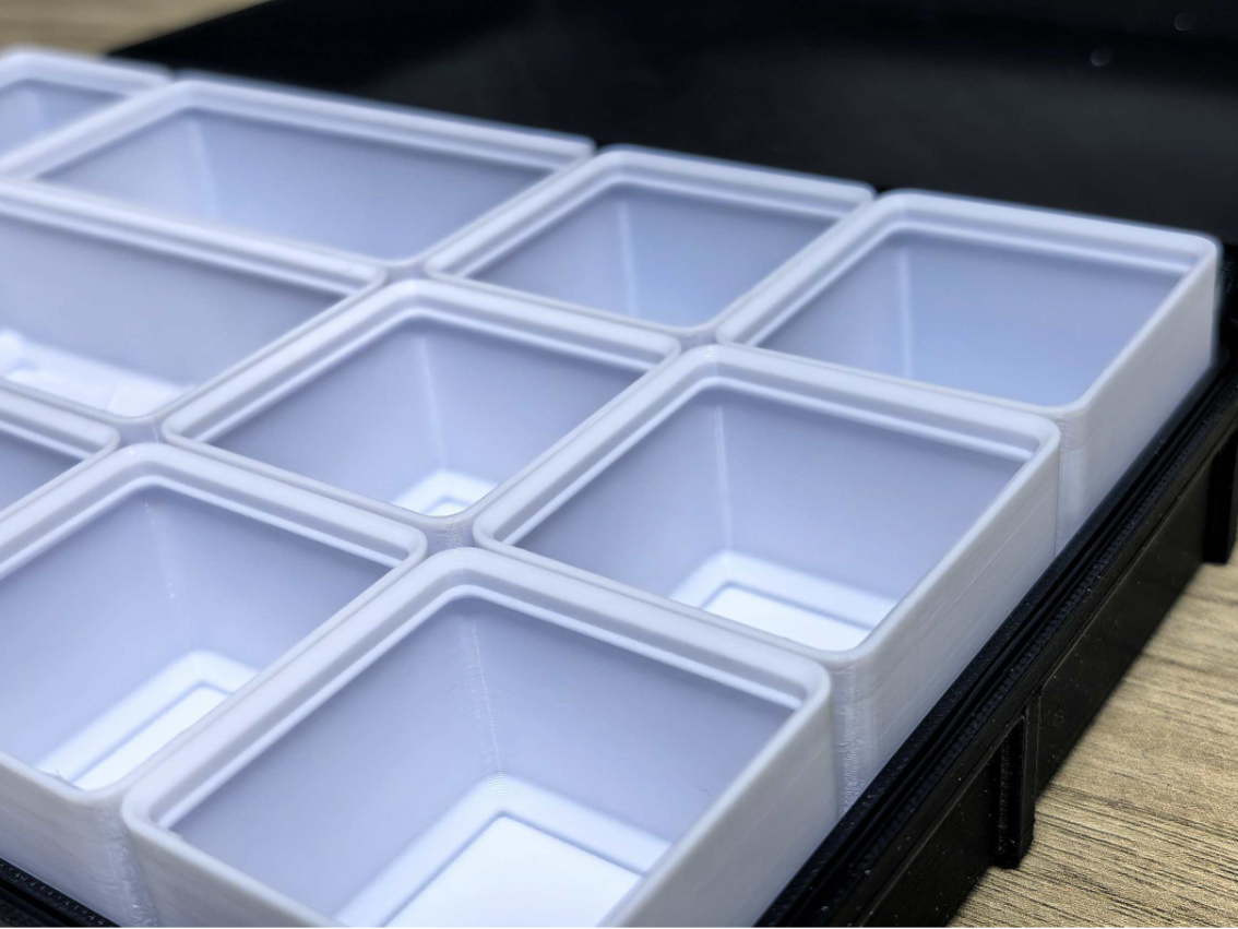 Miniatura 1 do modelo 3D 参数化高度可定制Gridfinity收纳盒