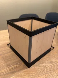With corners 0.2mm layer, 2 walls, 15% infill