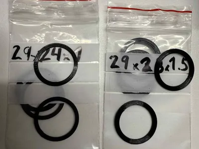Gaskets 29x24x1, 29x23x1.5