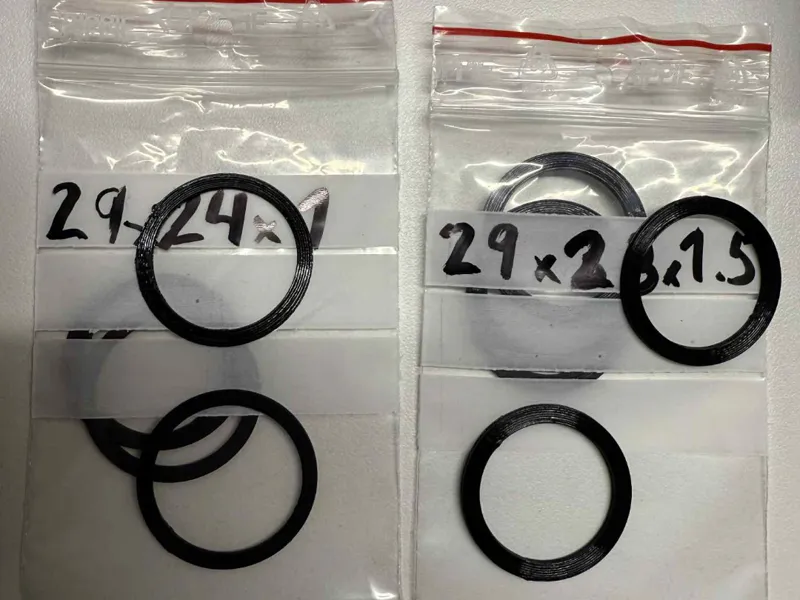 Gaskets 29x24x1, 29x23x1.5
