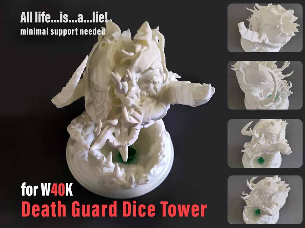 Set De Dés Warhammer 40k – Nurgle Death Guard – 20 Dés