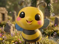 Balloon Bee single color