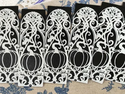 pumpkin&helloween bookmark