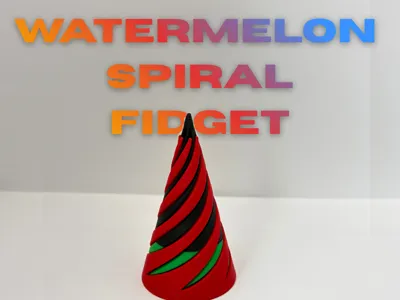 Watermelon Spiral Fidget