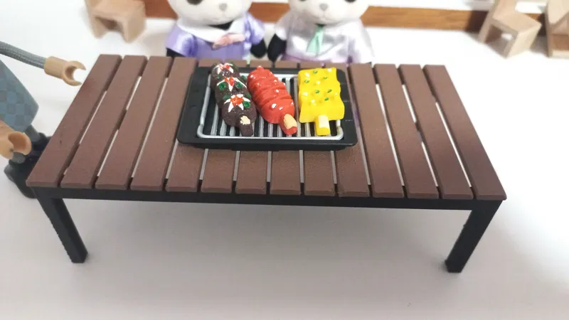 Garden table for a dollhouse