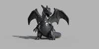 Charizard low poly — photo 3
