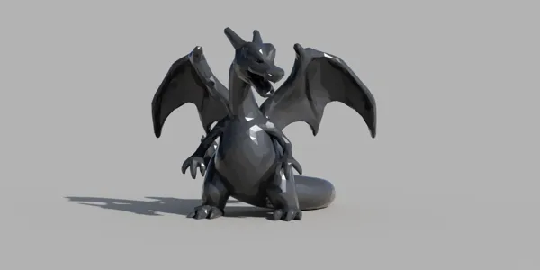 Charizard low poly