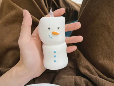 Snowman Candle Lamp