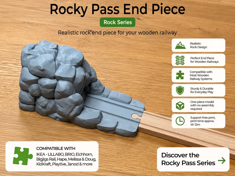 Rocky Pass End Piece