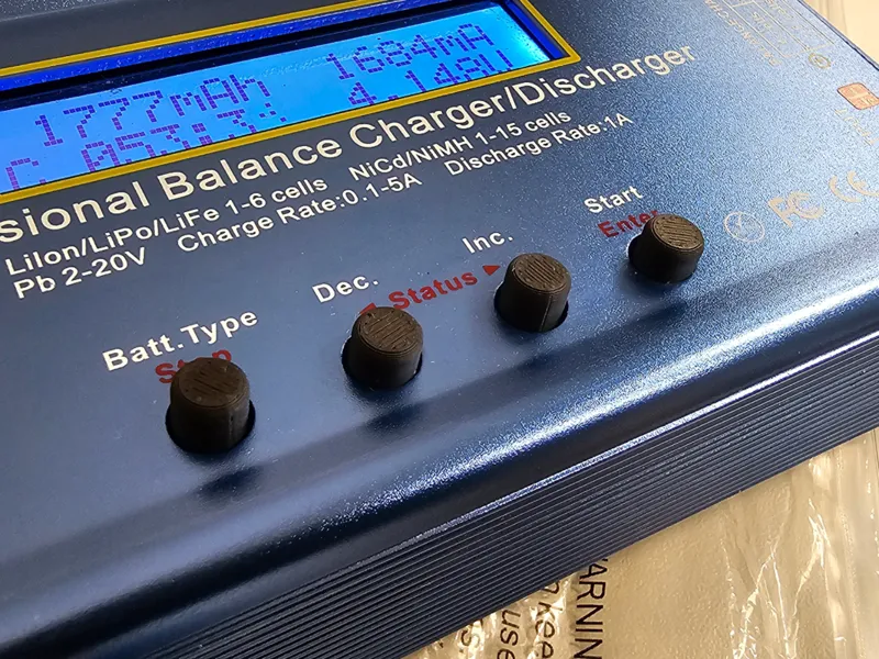 Imax B6 AC button