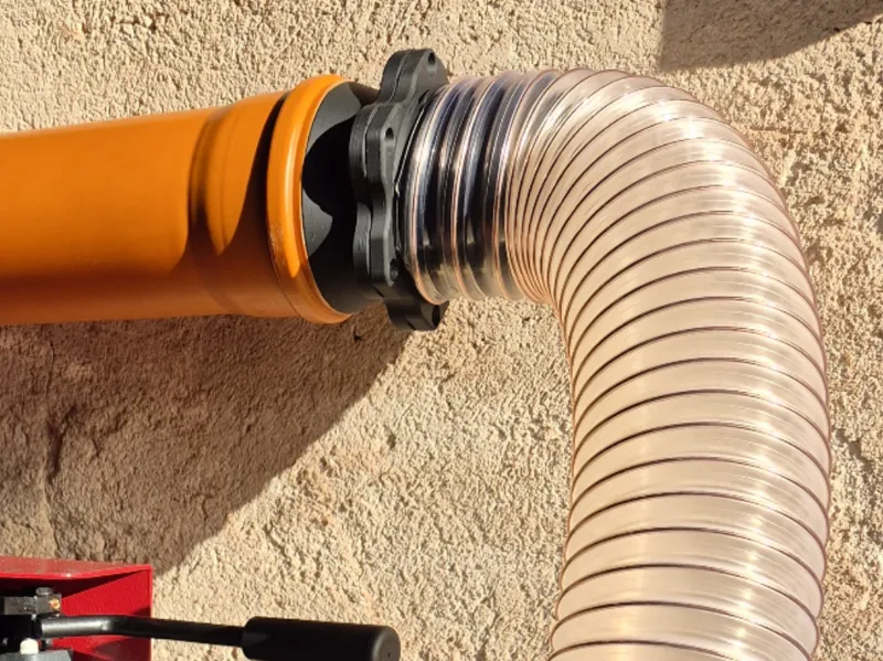 DN 110 KG-Rohr HT-Rohr Adapter Magnetkupplung male