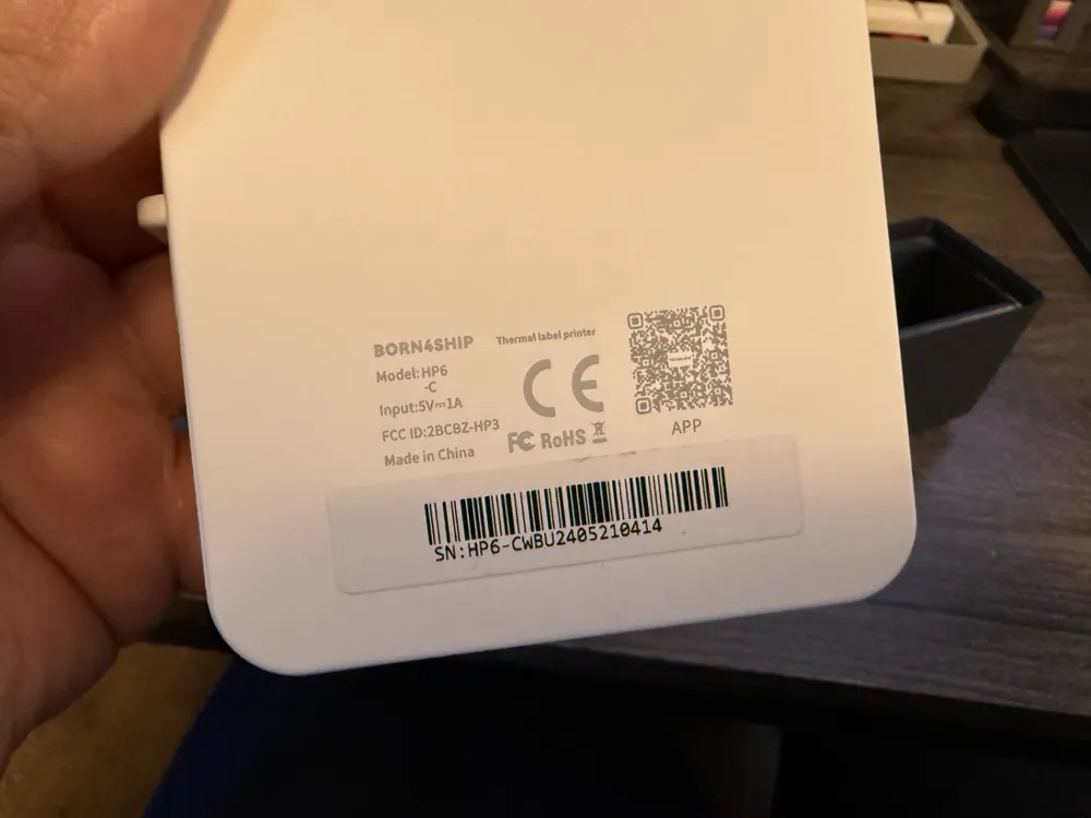 HP6 Label Printer Gridfinity Pocket by t3rminallychill - MakerWorld