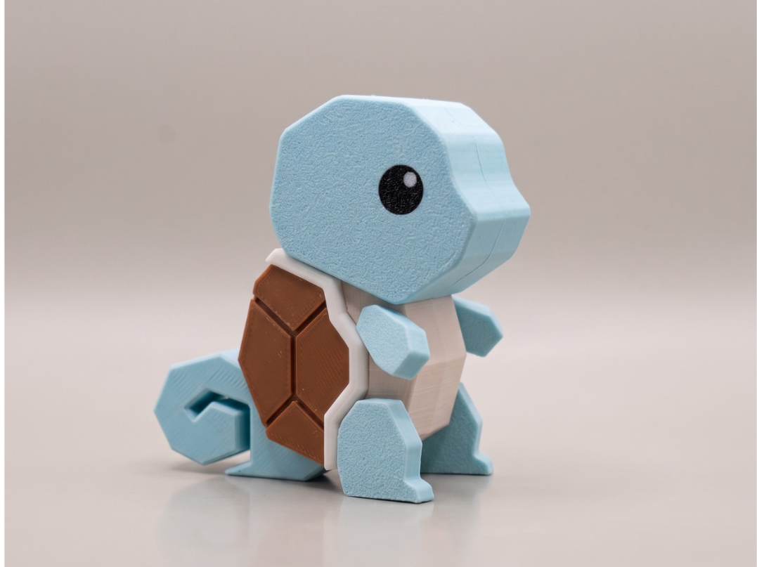 Geometric Pokemon #0007 - Squirtle